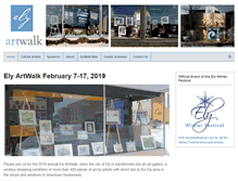 Tablet Screenshot of elyartwalk.org